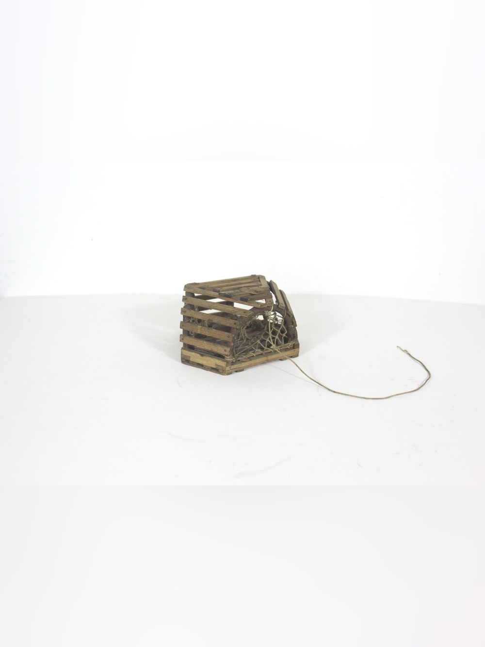 Vintage miniature Wood Lobster Trap